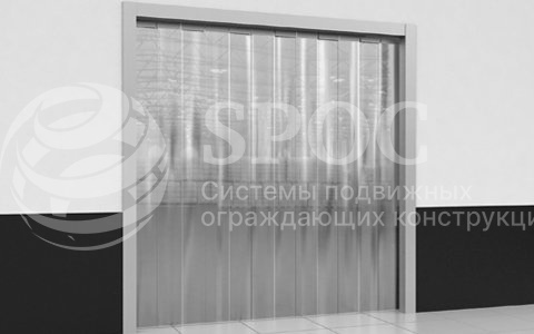 Завеса пленочная полосовая