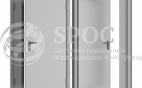 Технические двустворчатые двери