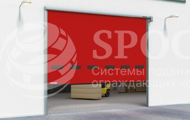 Ворота рулонные скоростные для наружнего использования