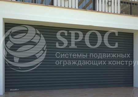 Рулонные ворота с навальным приводом (6000х9600)